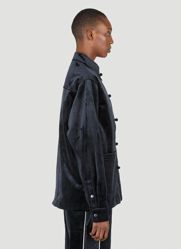 Velvet Tang Jacket in Black商品第3张图片规格展示