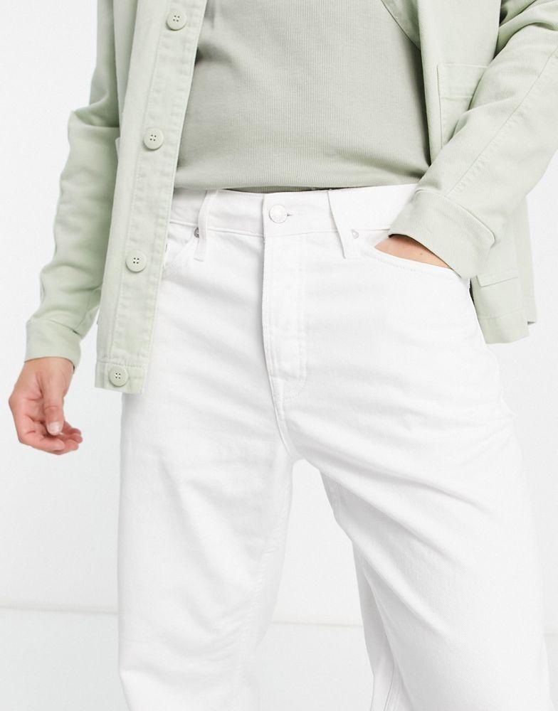 商品Topman|Topman relaxed jean in white,价格¥334,第5张图片详细描述