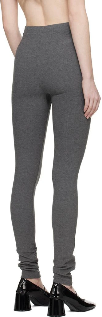 商品Totême|Gray Zip Leggings,价格¥1133,第3张图片详细描述