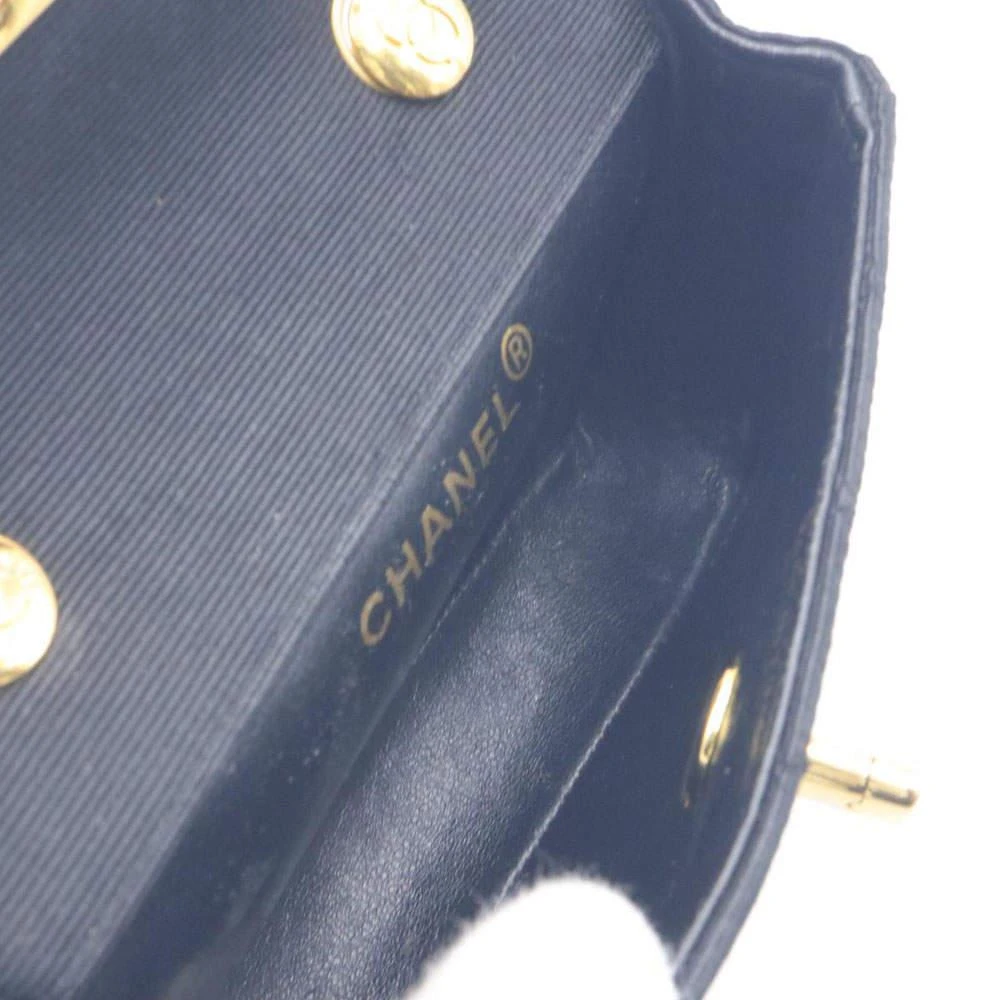 商品[二手商品] Chanel|Chanel Black Canvas Leather Mini Chain Shoulder Bag,价格¥24715,第5张图片详细描述