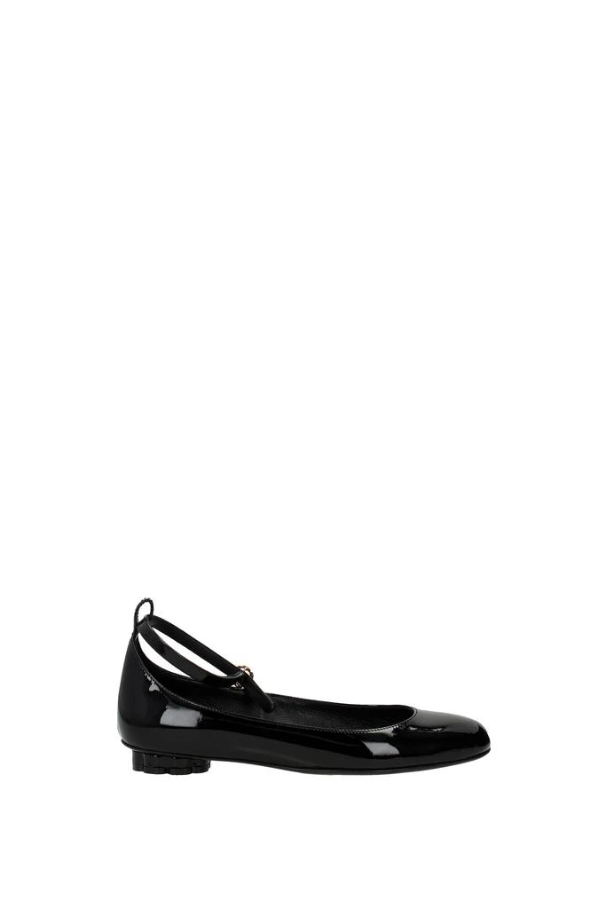 商品Salvatore Ferragamo|Ballet flats cefalu Patent Leather Black,价格¥2103,第1张图片