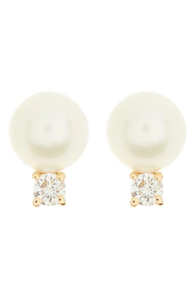 商品Effy|14K Yellow Gold Freshwater Pearl Drop Earrings,价格¥1274,第2张图片详细描述