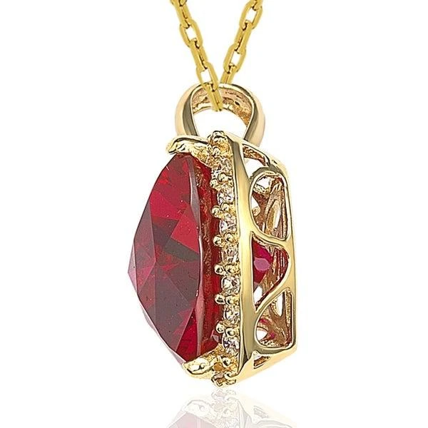 商品Suzy Levian|Suzy Levian 14K Gold Plated Sterling Silver Cubic Zirconia Pendant,价格¥345,第2张图片详细描述