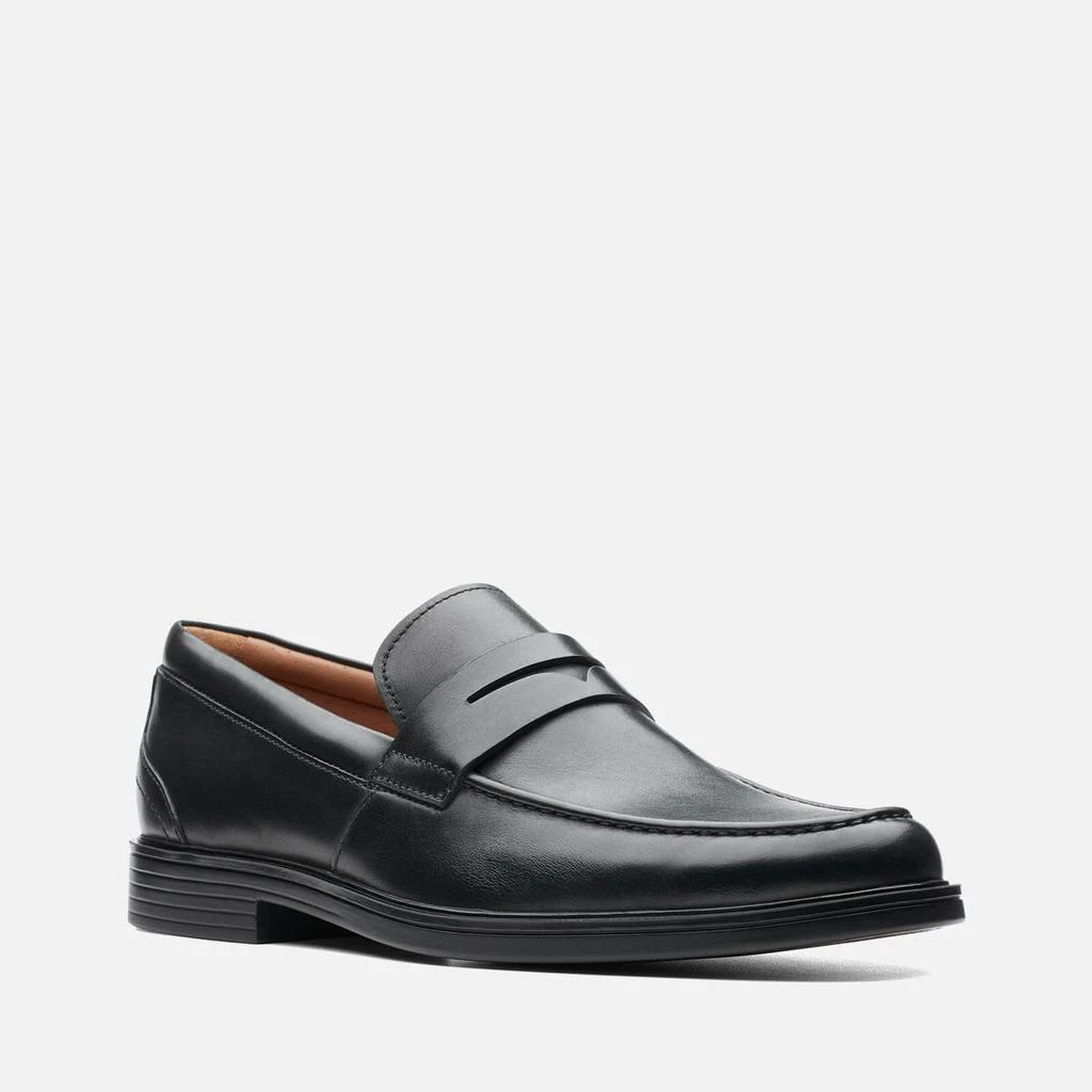 商品Clarks|CLARKS MEN'S UN ALDRIC STEP LEATHER LOAFERS - BLACK,价格¥481,第3张图片详细描述