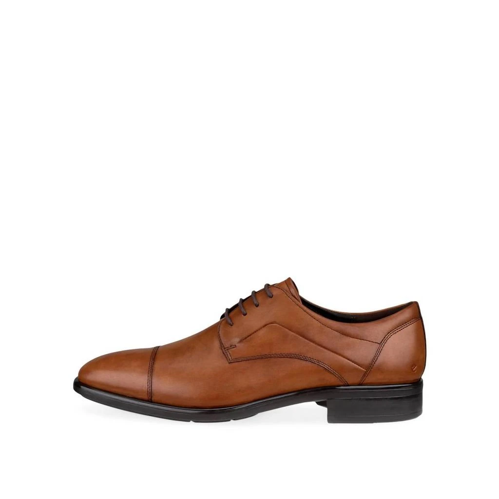 商品ECCO|Men's Citytray 2 Cap Toe Dress Shoe In Amber,价格¥1134,第3张图片详细描述