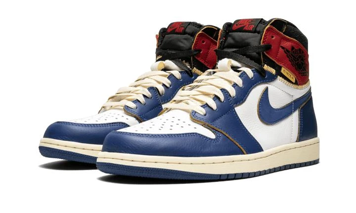 商品Jordan|AIR JORDAN 1 RETRO HI NRG / UN 红蓝黑 拼接,价格¥15910-¥30339,第3张图片详细描述