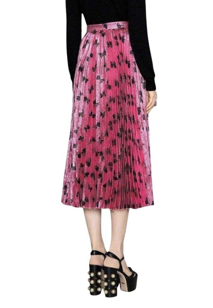 商品Gucci|Iridescent Bow Lurex Pleated Skirt,价格¥7703,第6张图片详细描述