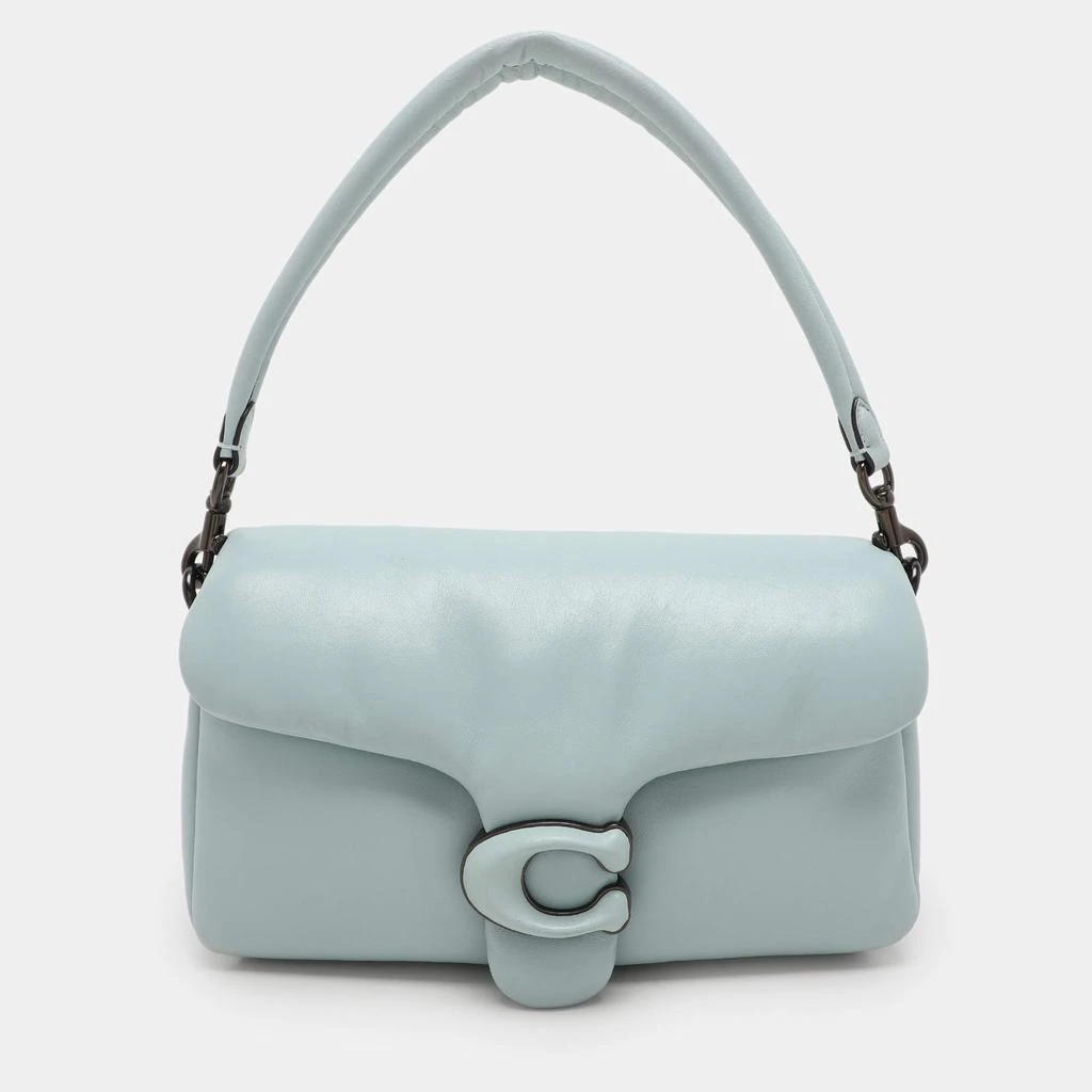 商品[二手商品] Coach|Coach Blue Leather Tabby Pillow 26 Shoulder Bag,价格¥1870,第1张图片