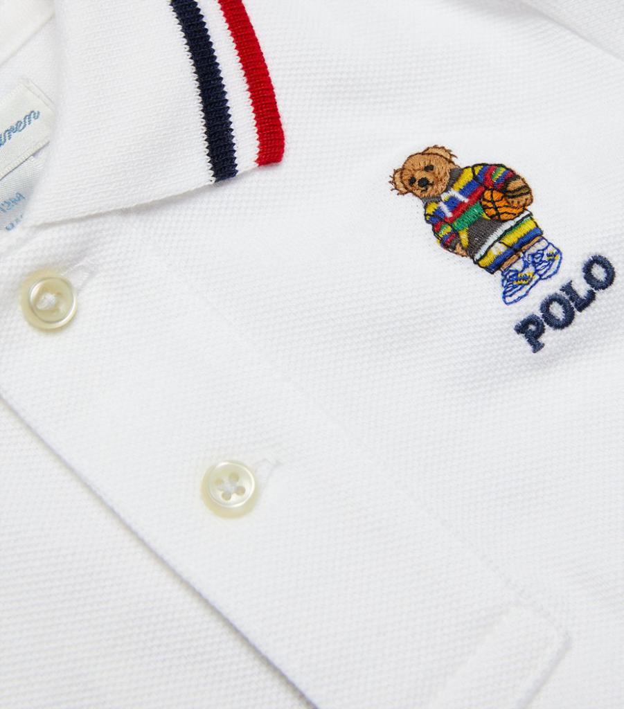 商品Ralph Lauren|Polo Bear Polo Shirt (3-24 Months),价格¥644,第5张图片详细描述