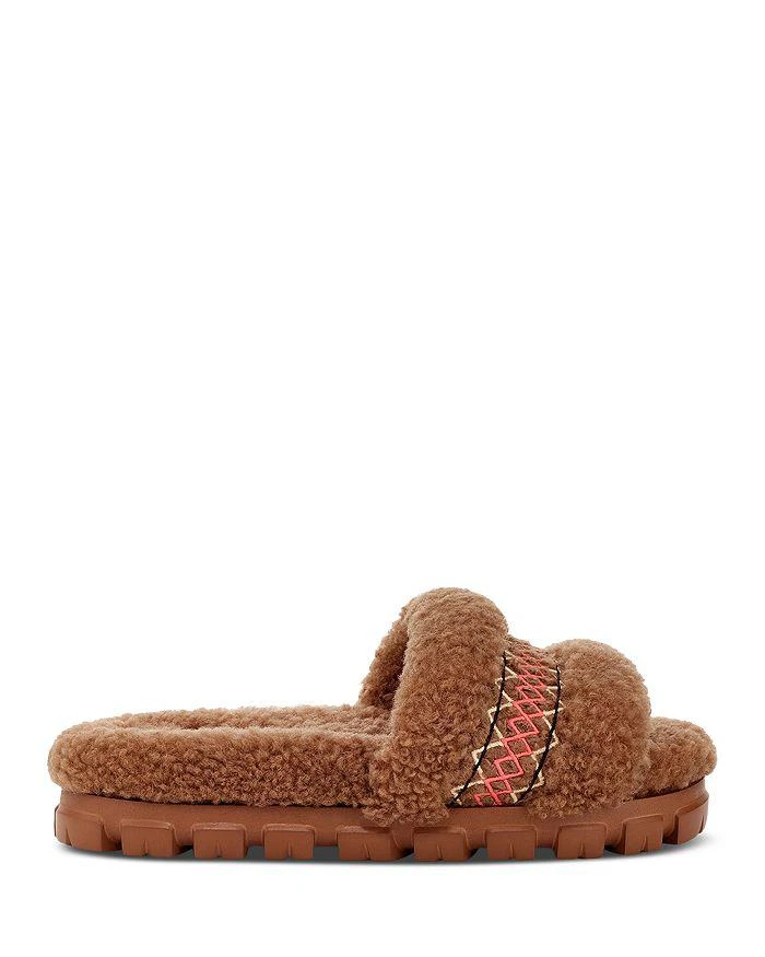 商品UGG|Women's Cozetta Braid Slip On Cozy Slide Sandals,价格¥501,第2张图片详细描述