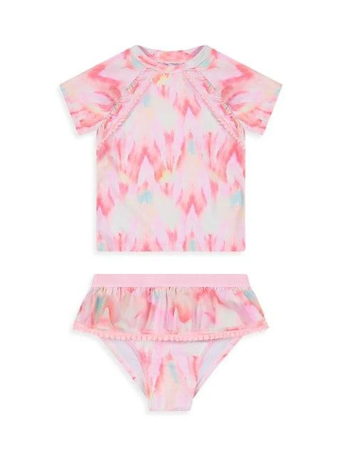 商品Andy & Evan|Little Girl's 2-Piece Rashguard &amp; Swimsuit,价格¥184,第1张图片