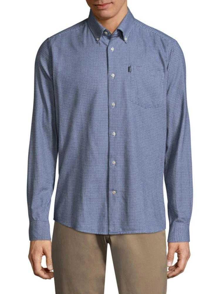 商品Barbour|Micro Tartan Casual Button-Down Shirt,价格¥618,第1张图片