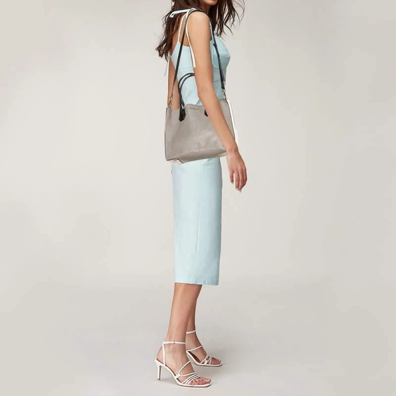 商品[二手商品] Michael Kors|Michael Michael Kors Tri Color Leather Large Mercer Tote,价格¥874,第2张图片详细描述