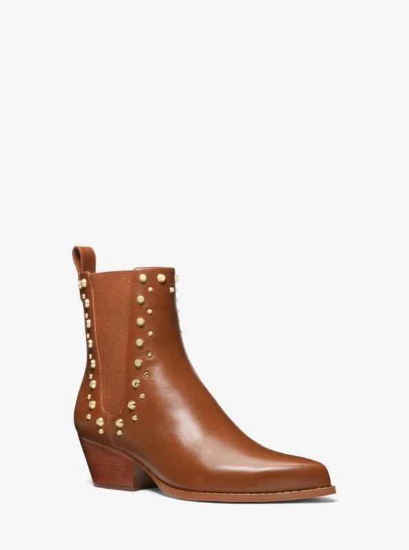 商品Michael Kors|Kinlee Astor Studded Leather Ankle Boot,价格¥523,第1张图片