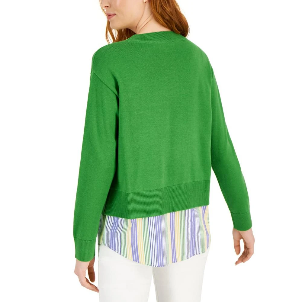 商品Tommy Hilfiger|Women's Layered Two-Button Knit Sweater,价格¥503,第2张图片详细描述