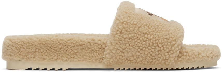 商品Gucci|驼色 The North Face 联名 Sideline 拖鞋,价格¥8085,第1张图片