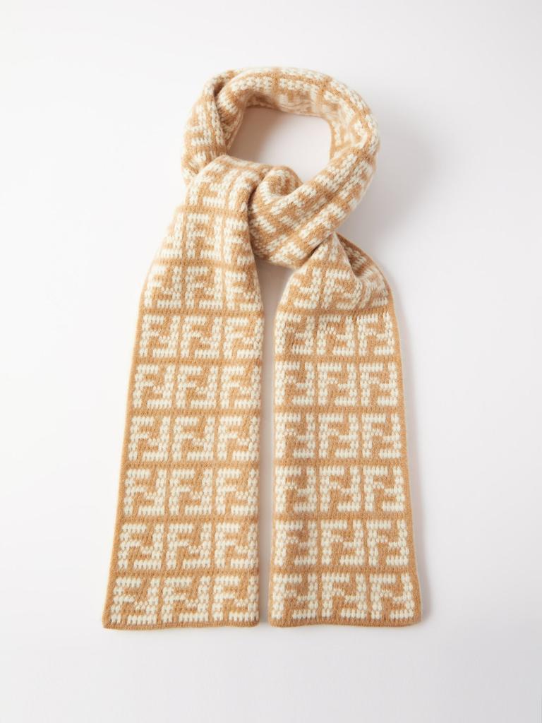 FF-jacquard cashmere scarf商品第1张图片规格展示