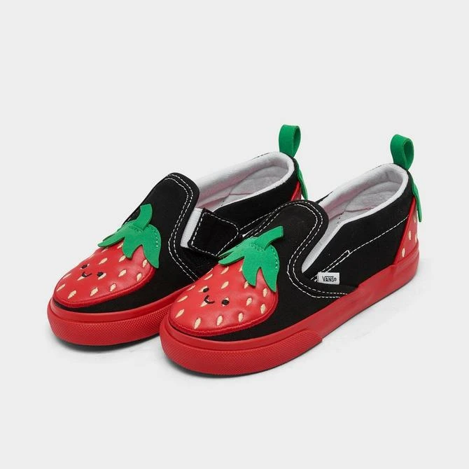 商品Vans|Kids' Toddler Vans Classic Slip-On Strawberry Casual Shoes,价格¥224,第2张图片详细描述