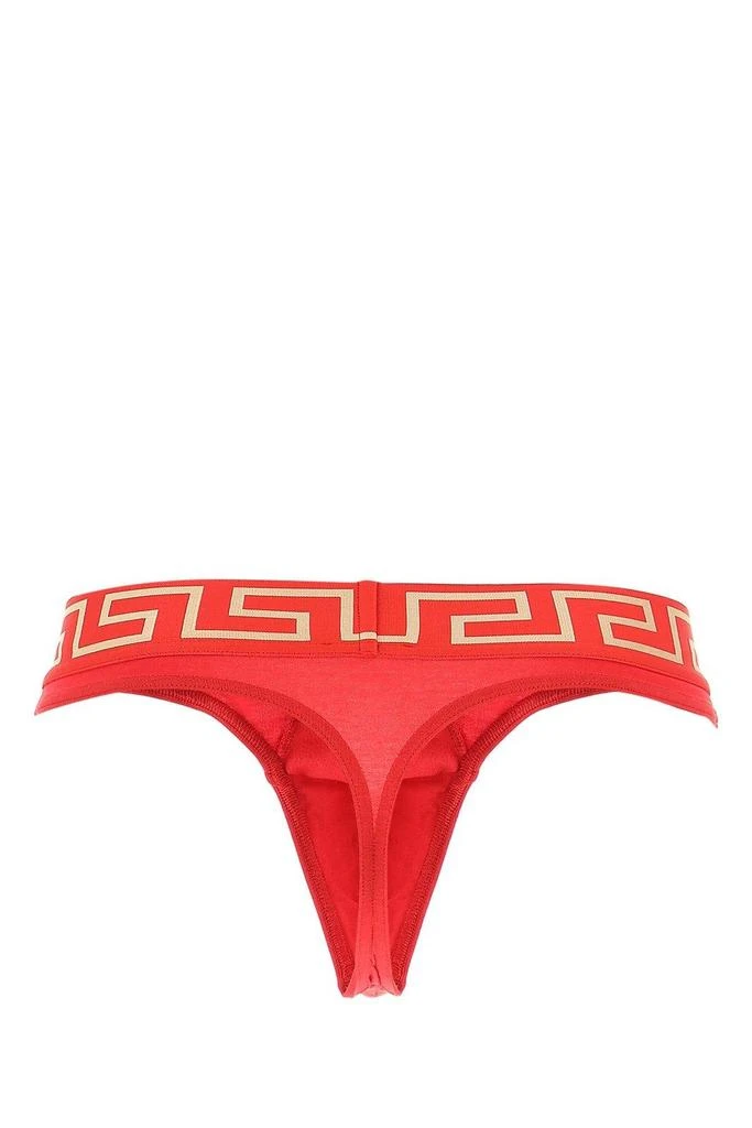 商品Versace|Versace Greca Border Thong Briefs,价格¥718,第2张图片详细描述