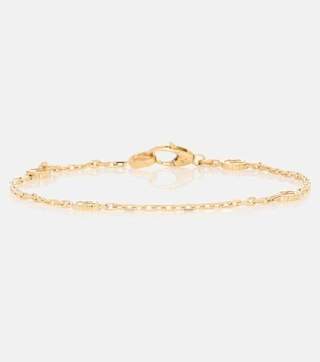 商品Gucci|Interlocking G 18kt gold bracelet,价格¥12779,第1张图片