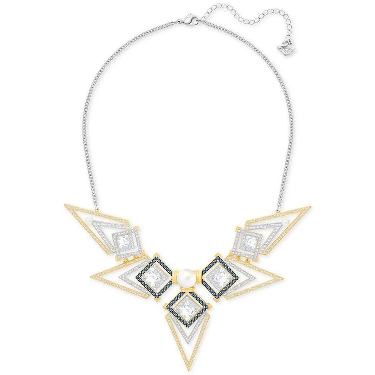 商品Swarovski|Two-Tone Pavé & Imitation Pearl Statement Necklace,价格¥1864,第1张图片