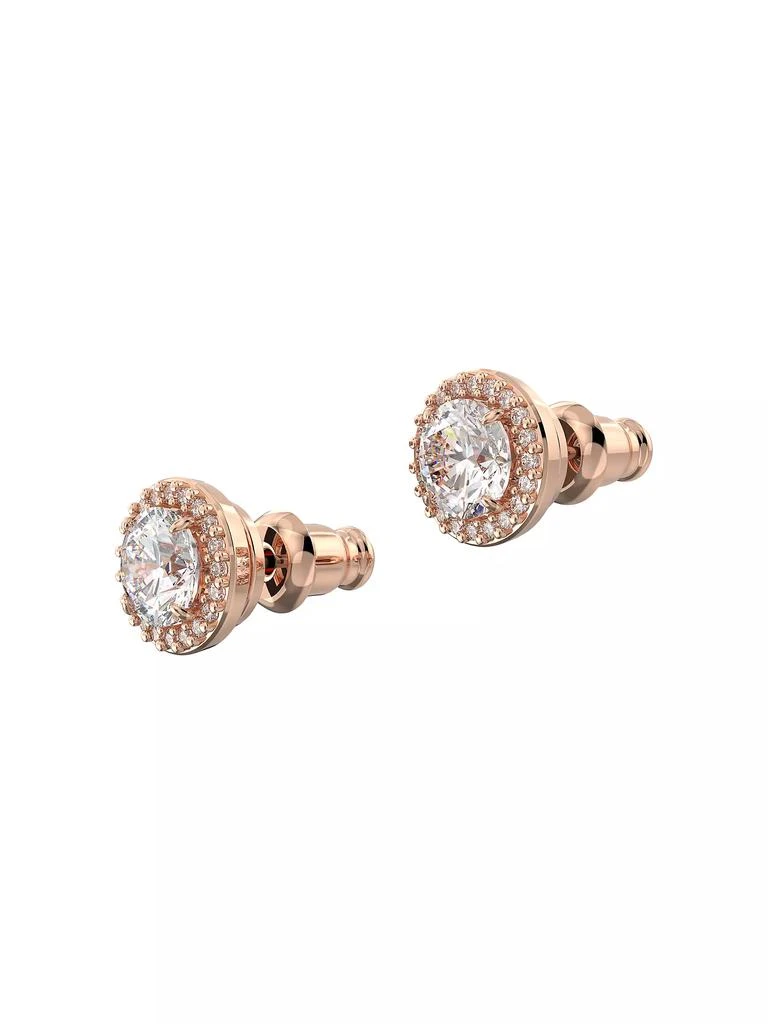 商品Swarovski|Una Rose Goldtone & Crystal Halo Stud Earrings,价格¥888,第3张图片详细描述