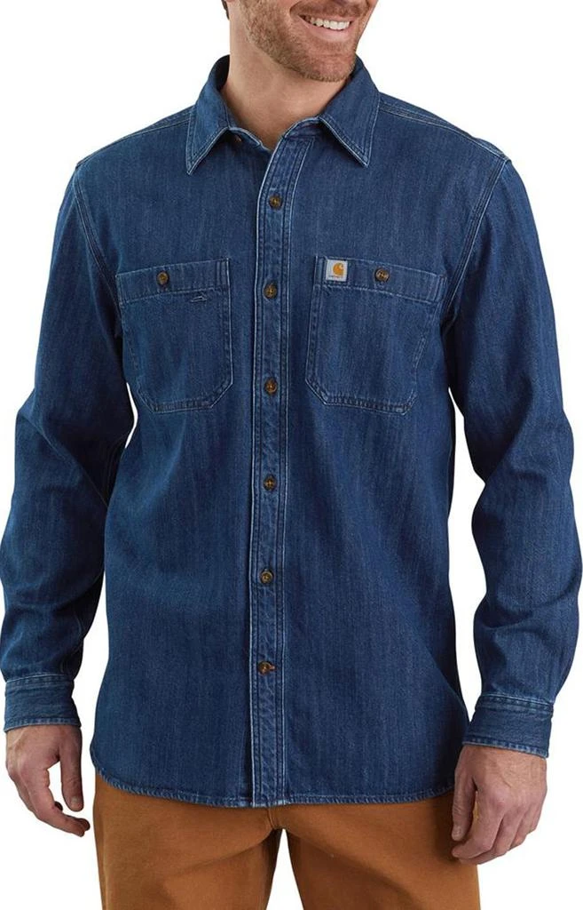 商品Carhartt|(104145) Denim Long Sleeve Shirt - Levee ,价格¥248,第1张图片