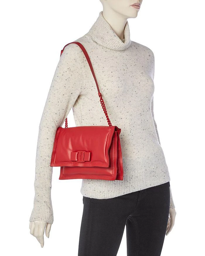 商品Salvatore Ferragamo|Viva Leather Shoulder Bag,价格¥8335,第3张图片详细描述