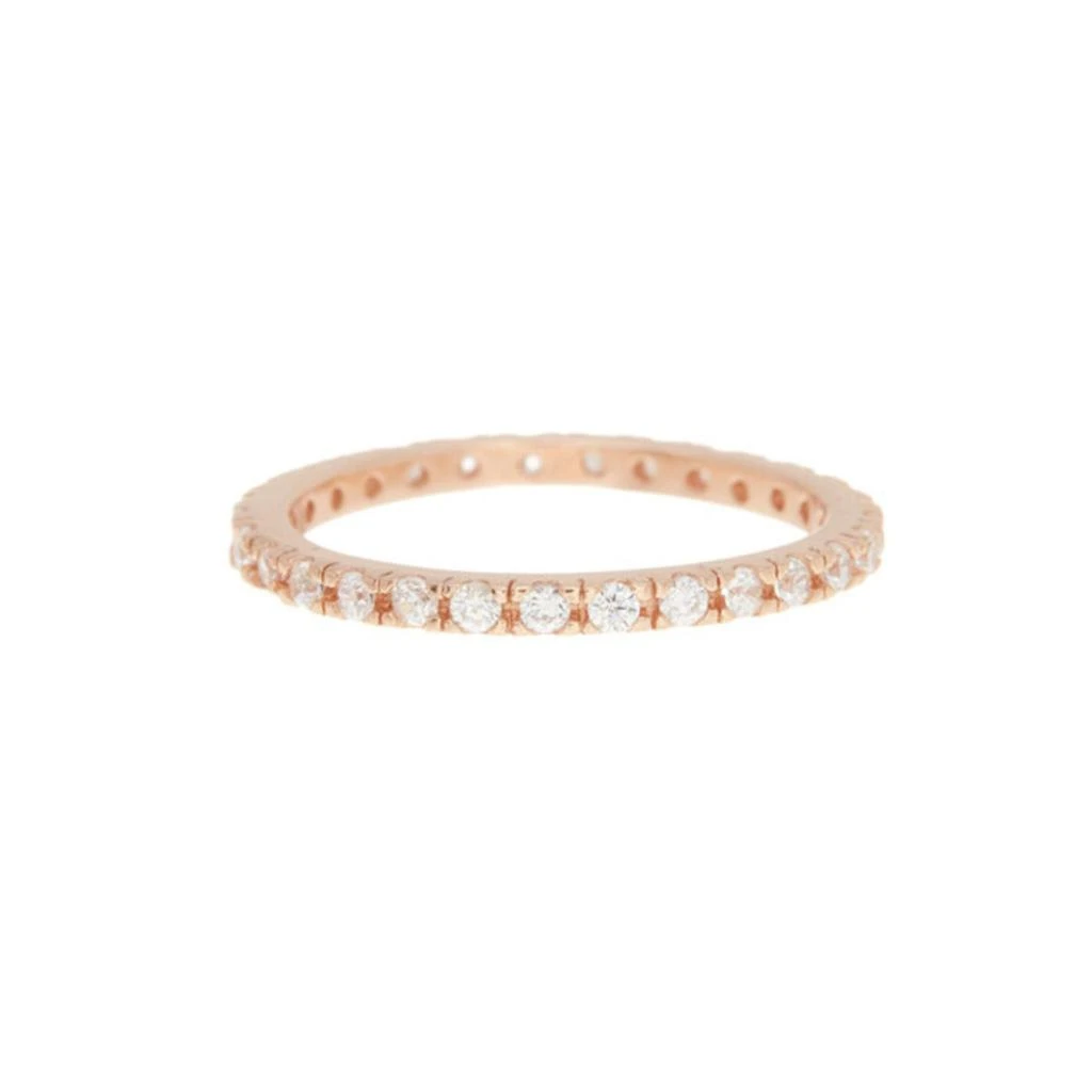 商品ADORNIA|Crystal Eternity Band Ring  rose gold,价格¥347,第1张图片