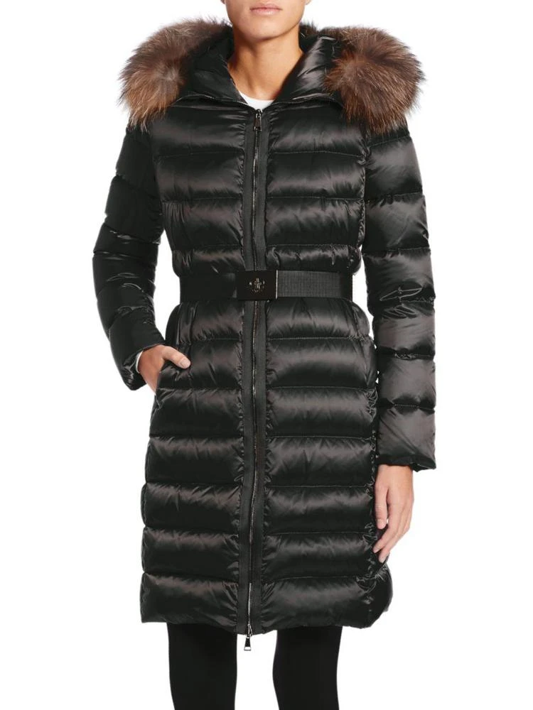 商品Moncler|Tinuviel Fur-Trimmed Puffer Jacket,价格¥16148,第1张图片