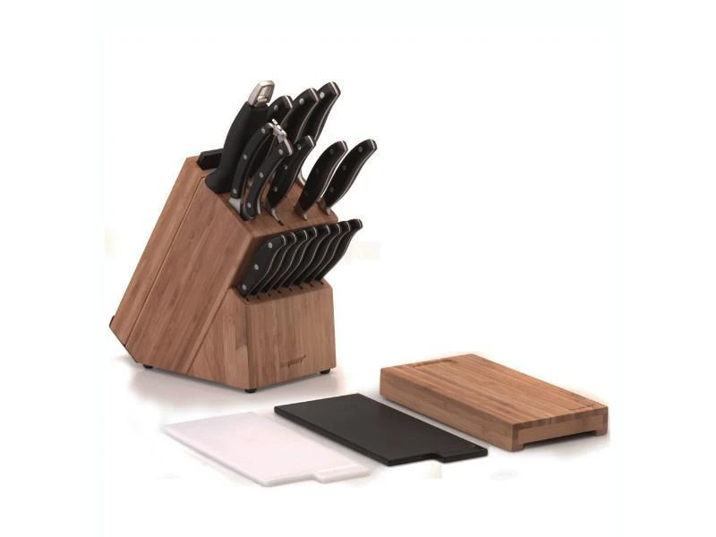 商品BergHOFF|Essentials 20Pc Stainless Steel Cutlery Set with Block,价格¥2114,第2张图片详细描述