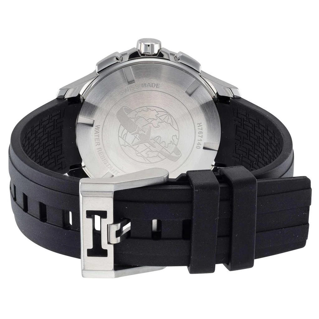 商品Hamilton|Hamilton Men's Watch - Khaki Aviation Chrono Black Dial Rubber Strap | H76714335,价格¥4071,第3张图片详细描述