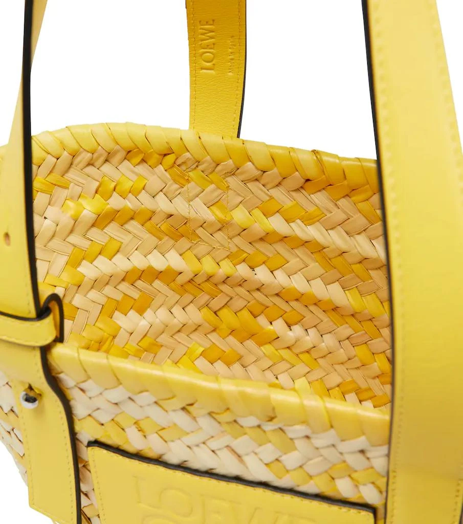 商品Loewe|S号皮革边饰藤篮托特包,价格¥4864,第3张图片详细描述