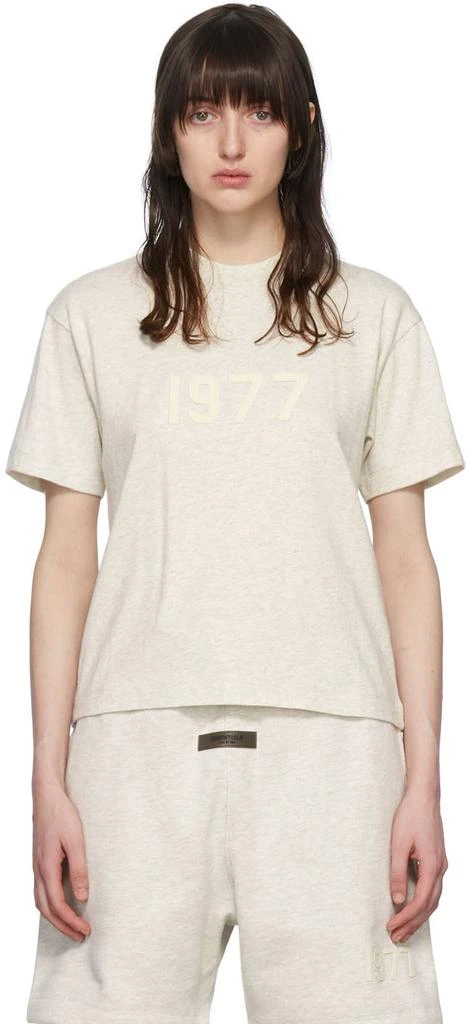 商品Essentials|Off-White Cotton T-Shirt,价格¥172,第1张图片