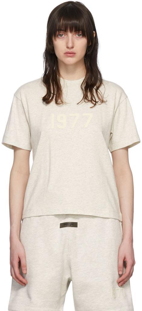 商品Essentials|Off-White Cotton T-Shirt,价格¥246,第1张图片
