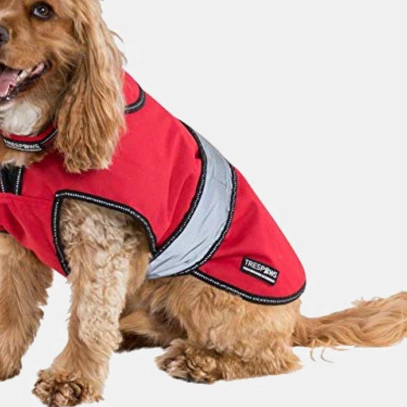 商品Trespass|Trespass Duke Weatherproof Dog Jacket With Removable Inner Fleece (Red) (XXS) (XXS),价格¥132,第1张图片