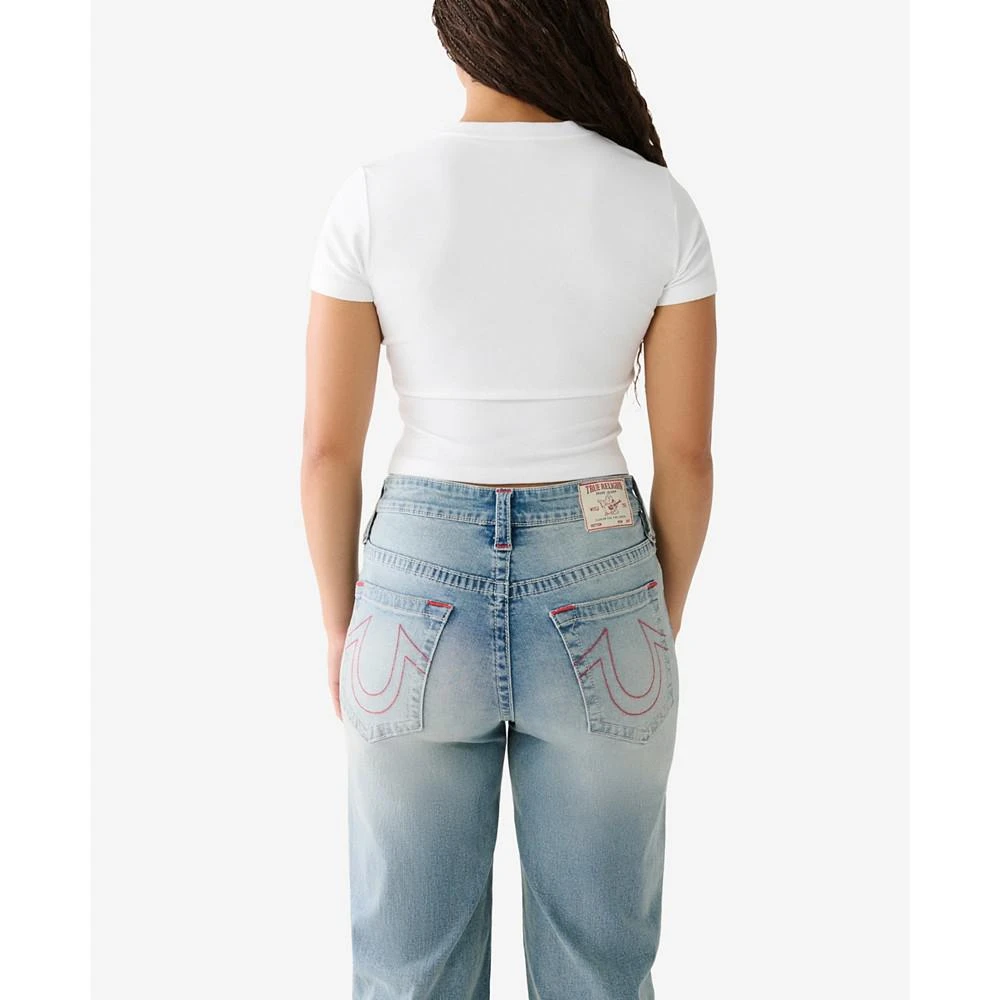 商品True Religion|Women's Short Sleeve Buddha Baby T-shirt,价格¥309,第2张图片详细描述