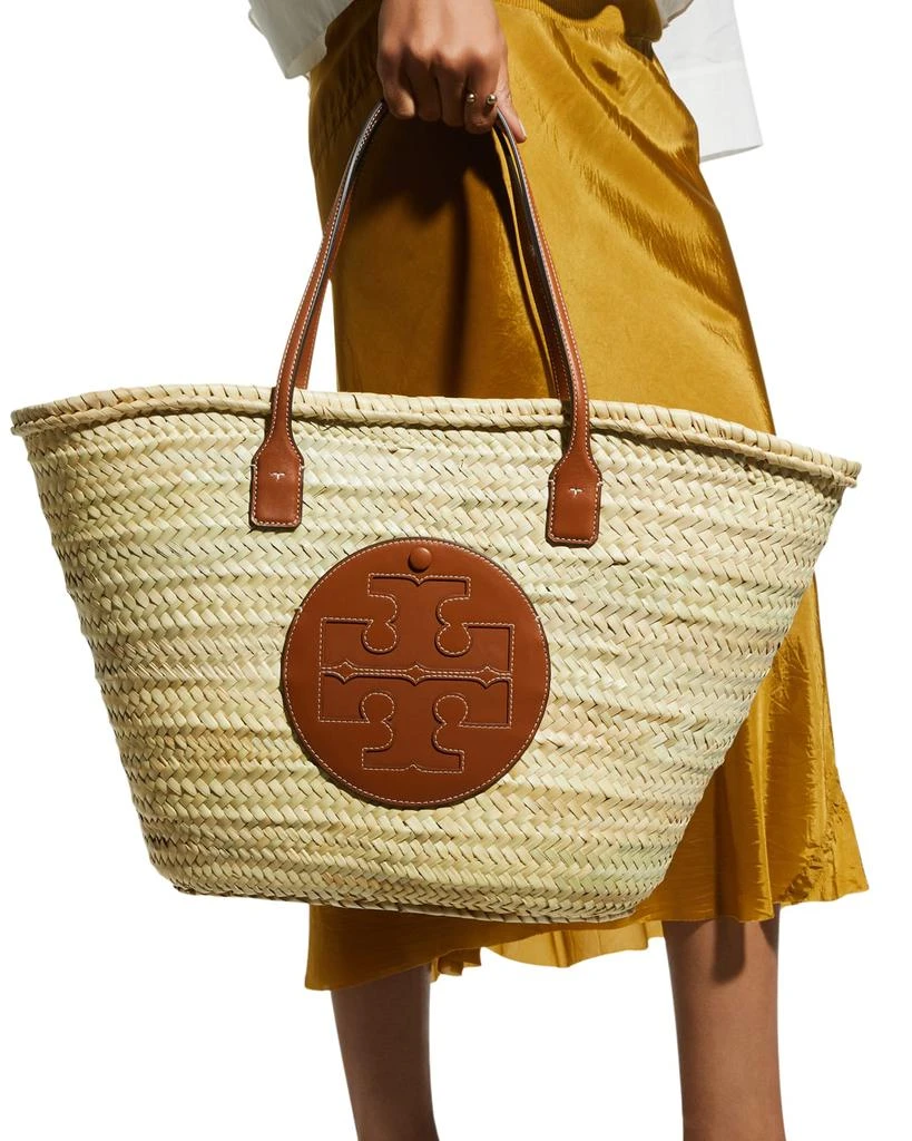 商品Tory Burch|Ella Large Straw Basket Tote Bag,价格¥1885,第2张图片详细描述