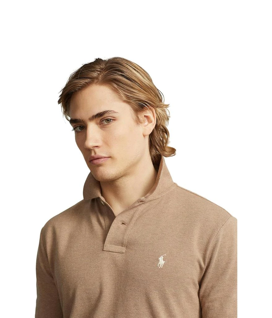 商品Ralph Lauren|Classic Fit Mesh Long-Sleeve Polo Shirt,价格¥786,第3张图片详细描述