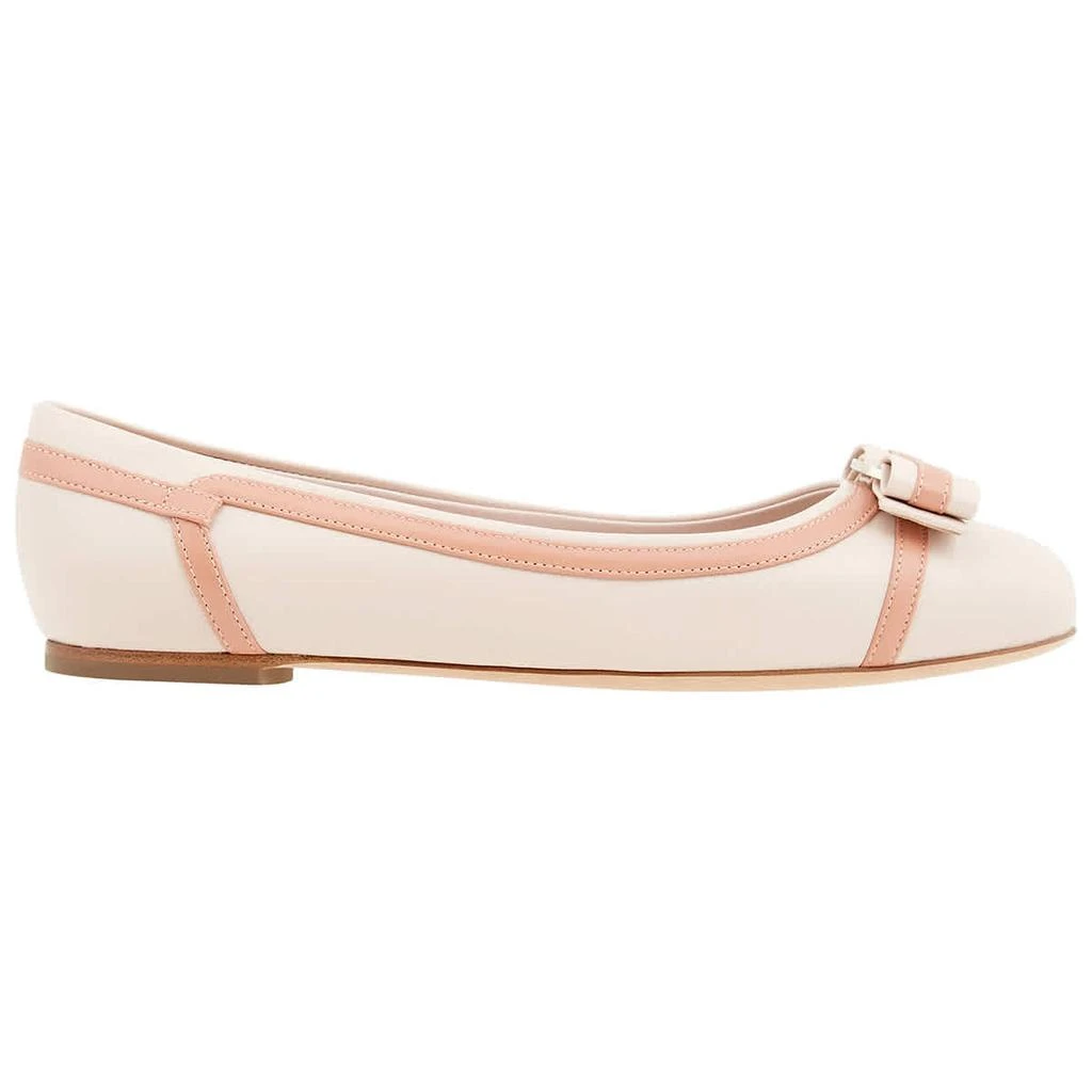 商品Salvatore Ferragamo|Salvatore Ferragamo Ladies Pink Varina Ballet Flat, Brand Size 6.5,价格¥2593,第1张图片