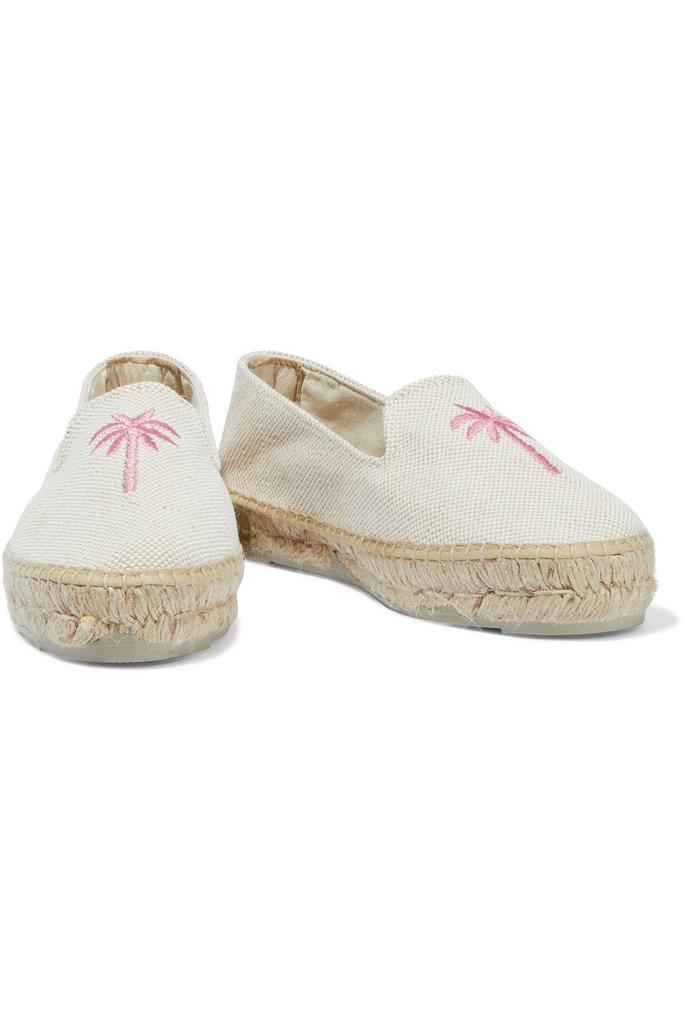 商品MANEBÍ|Palm Springs embroidered canvas espadrilles,价格¥603,第4张图片详细描述