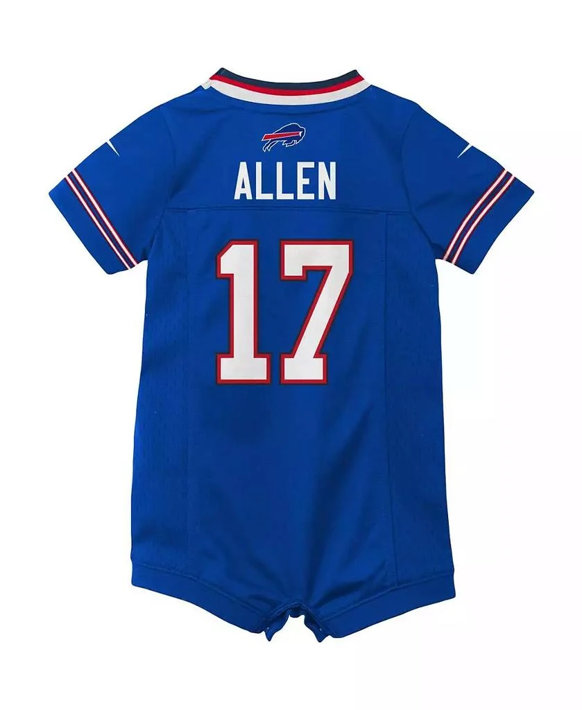 商品NIKE|Newborn and Infant Girls and Boys Josh Allen Royal Buffalo Bills Romper Jersey,价格¥281,第2张图片详细描述