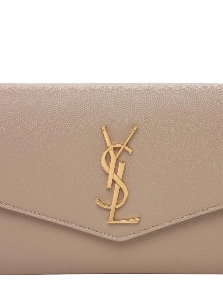 商品Yves Saint Laurent|Uptown Grained Leather Chain Wallet,价格¥8707,第1张图片