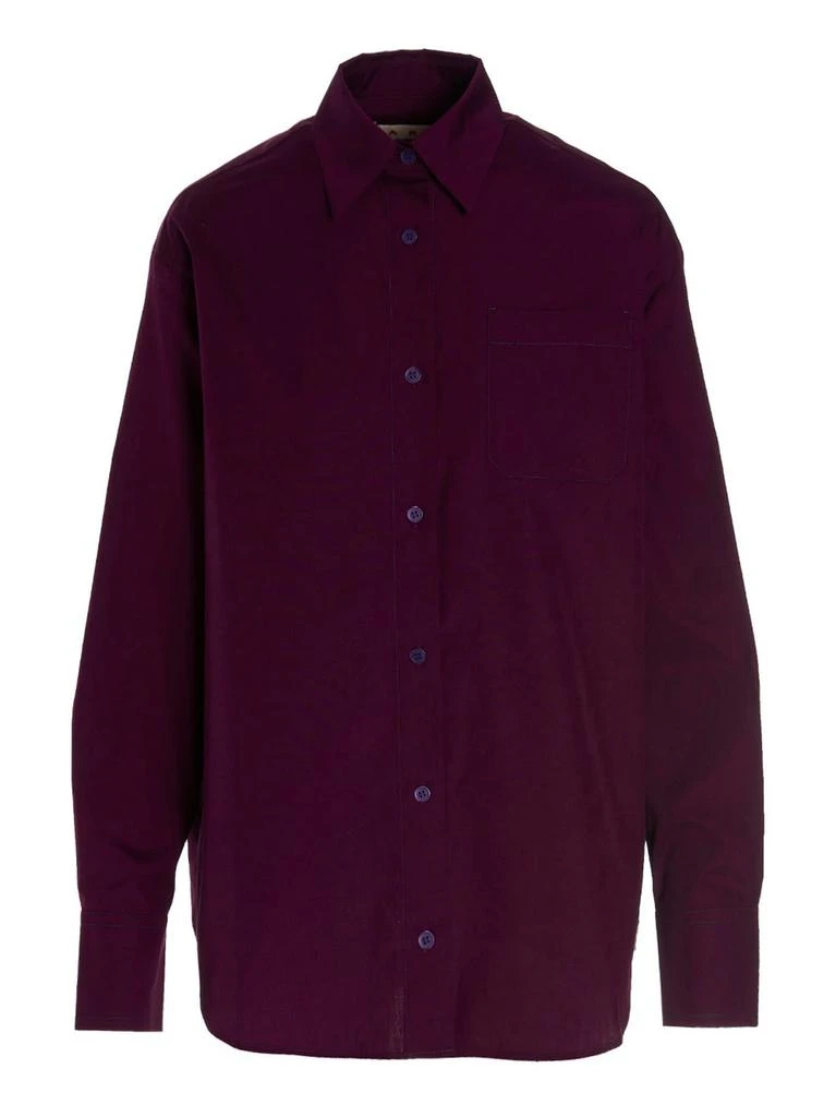 商品Marni|Marni Buttoned Long-Sleeved Shirt,价格¥1415,第1张图片