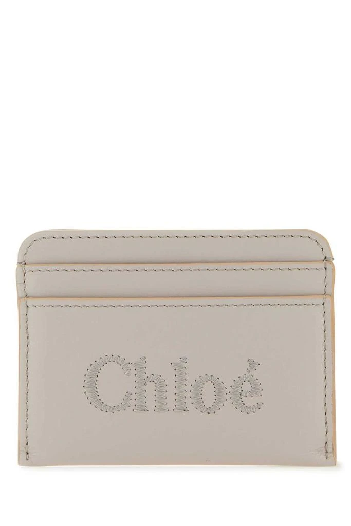 商品Chloé|Chloé Logo Embroidered Cardholder,价格¥1634,第1张图片