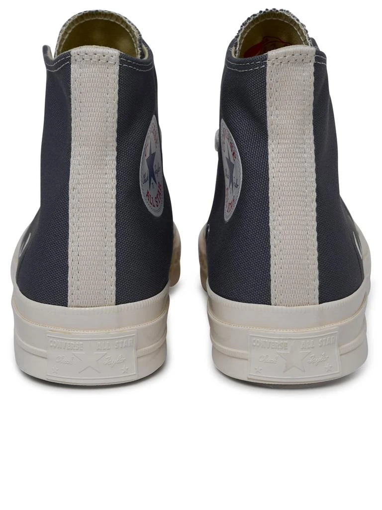 商品Comme des Garcons|High Top Grey Canvas Sneakers,价格¥1321,第4张图片详细描述