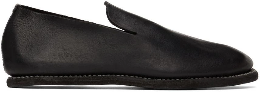 商品guidi|Black Leather Loafers,价格¥3694,第1张图片