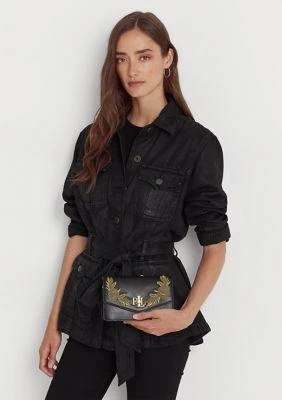 商品Ralph Lauren|Ralph Lauren Bullion Leather Small Tayler Crossbody Bag,价格¥1839,第4张图片详细描述