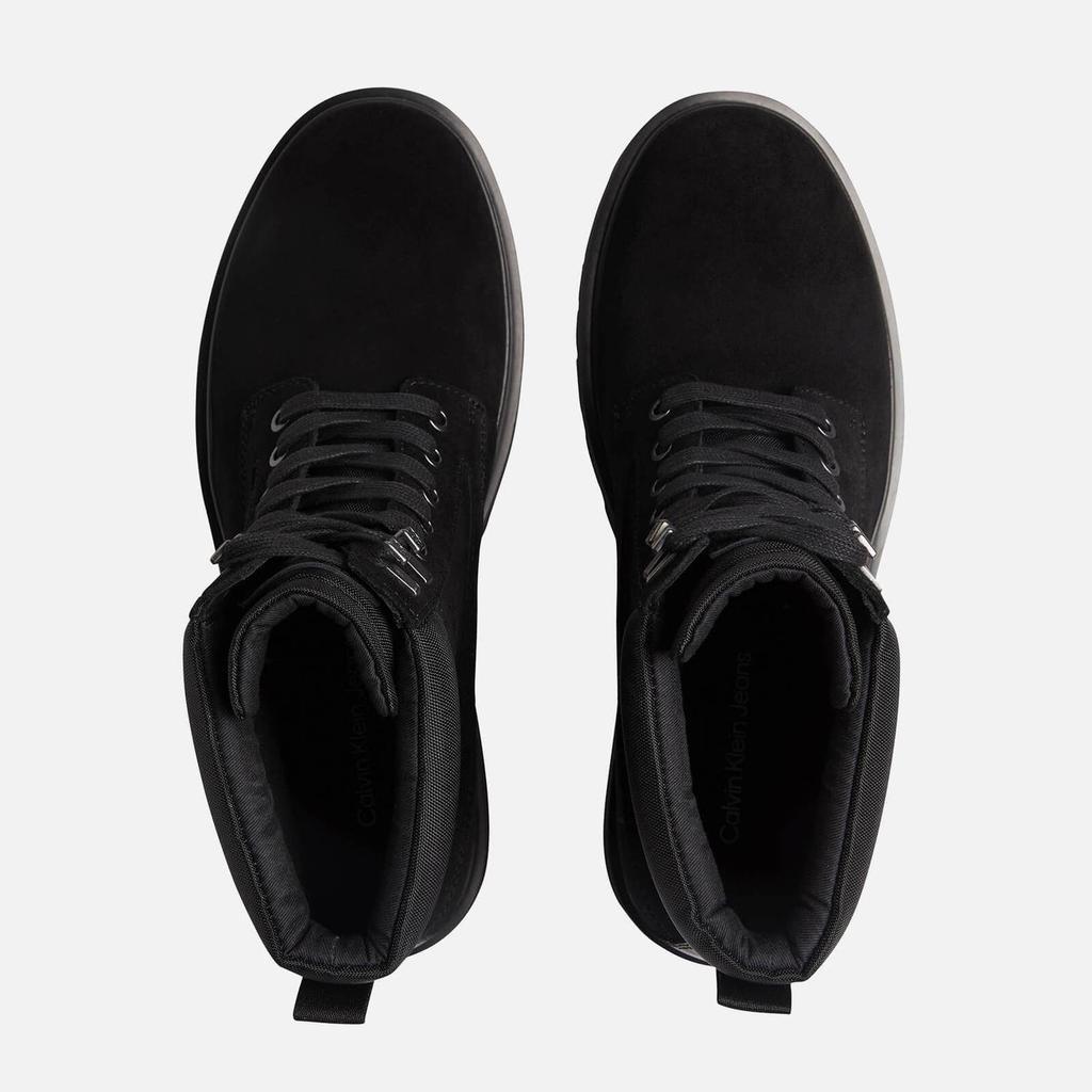 商品Calvin Klein|Calvin Klein Jeans Men's Lug Mid Lace Up Boots - Black,价格¥1350,第5张图片详细描述