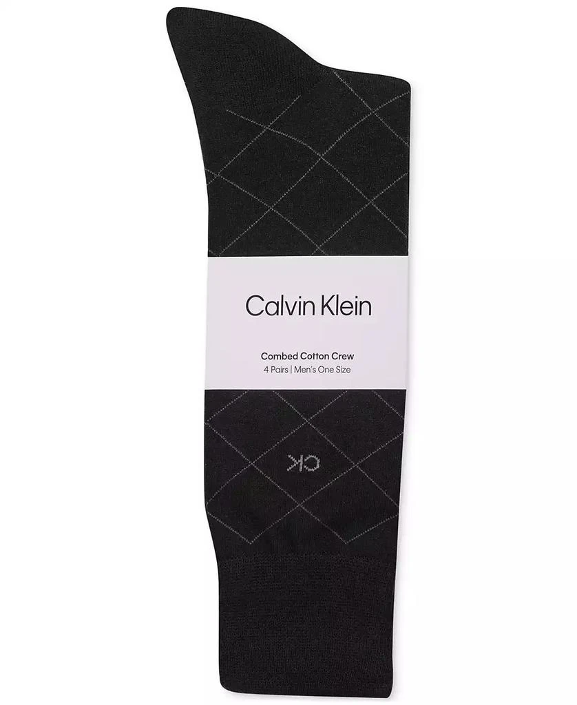 商品Calvin Klein|4-Pack Patterned Dress Socks,价格¥133,第2张图片详细描述